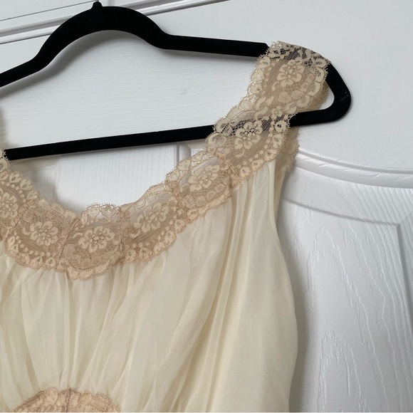 Vintage Vanity Fair 1950s Peignoir Robe & Gown Hollywood Regency Set - Picture 5 of 10